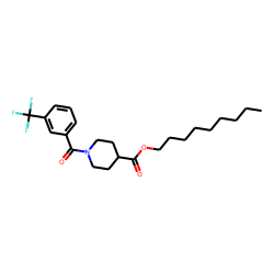Isonipecotic acid, N-(3-trifluoromethylbenzoyl)-, nonyl ester