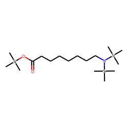 Octanoic acid, 8-amino, O,N,N-tris-TMS