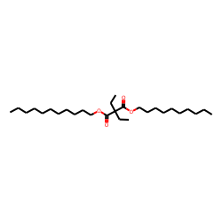 Diethylmalonic acid, decyl undecyl ester