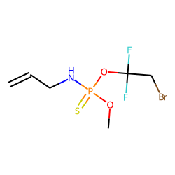 O-Methyl-O-(1,1-difluoro-2-bromoethyl)-N-allyl-phosphorothioamidate