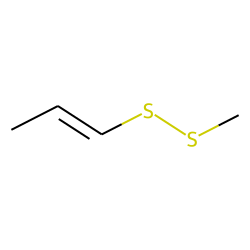 Disulfide, methyl 1-propenyl, trans
