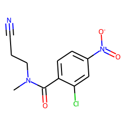 Benzamide, 2-chloro-n-(cyanoethyl)-n-methyl-4-nitro-