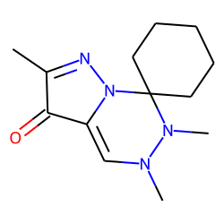 Pyrazolo[1,5-d][1,2,4]triazin-3-one, 2,5,6-trimethyl-7,7-pentamethylene