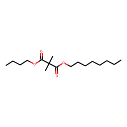 Dimethylmalonic acid, butyl octyl ester