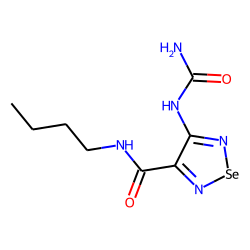 1,2,5-Selenadiazole-3-(n-butylcarboxamide), 4-ureido-