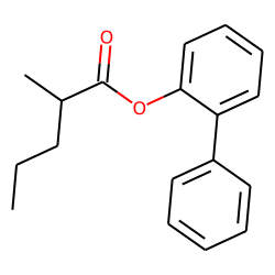2-Methylpentanoic acid, 2-biphenyl ester