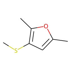 2,5-dimethyl-3-(methylthio)furan