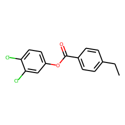 4-Ethylbenzoic acid, 3,4-dichlorophenyl ester