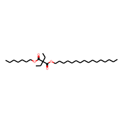 Diethylmalonic acid, heptyl hexadecyl ester