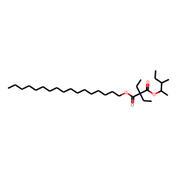 Diethylmalonic acid, heptadecyl 3-methylpent-2-yl ester