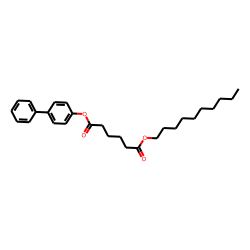 Adipic acid, 4-biphenyl decyl ester