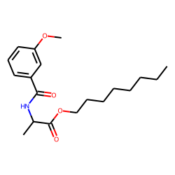 D-Alanine, N-(3-anisoyl)-, octyl ester