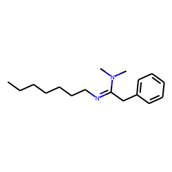N,N-Dimethyl-2-phenyl-N'-heptyl-acetamidine