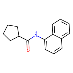 Cyclopentanecarboxamide, N-(1-naphthyl)-