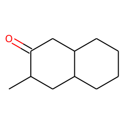 2(1H)-Naphthalenone, octahydro-3-methyl-, (3«alpha»,4a«beta»,8a«alpha»)-