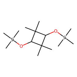 2,2,4,4-Tetramethyl-1,3-cyclobutane-1,3-diol, cis, bis-TMS