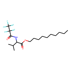 l-Valine, n-pentafluoropropionyl-, decyl ester