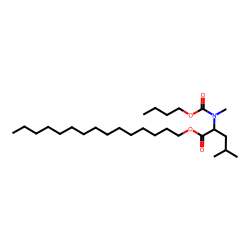 L-leucine, n-butoxycarbonyl-n-methyl-, pentadecyl ester