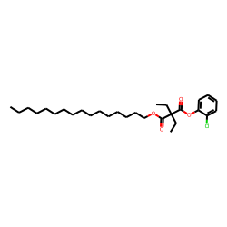 Diethylmalonic acid, 2-chlorophenyl hexadecyl ester