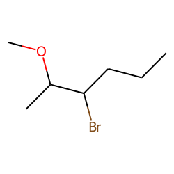 Hexane, 3-bromo-2-methoxy, threo