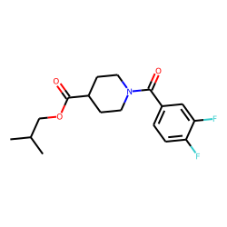 Isonipecotic acid, N-(3,4-difluorobenzoyl)-, isobutyl ester