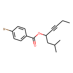 4-Bromobenzoic acid, 2-methyloct-5-yn-4-yl ester