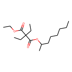 Diethylmalonic acid, ethyl 2-octyl ester