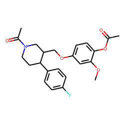 Paroxetine, demethylenyl-3-methyl, diacetyl
