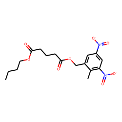 Glutaric acid, butyl 3,5-dinitro-2-methylbenzyl ester