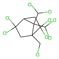 2,2,5,5,8c,9b,9c,10a,10b-nonachlorobornane