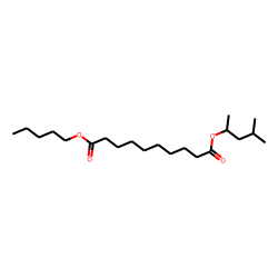 Sebacic acid, 4-methylpent-2-yl pentyl ester