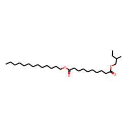 Sebacic acid, 2-methylbutyl tridecyl ester