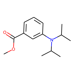Benzoic acid, 3-di(isopropyl)amino-, methyl ester