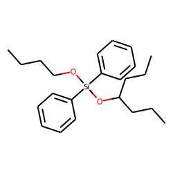 Silane, diphenylbutoxy(4-heptyloxy)-