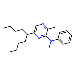 3-(N-methylanilino)-2-methyl-5-(5-nonyl) pyrazine