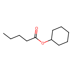 Pentanoic acid, cyclohexyl ester