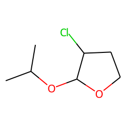 Tetrahydrofuran, 3-chloro-2-(1-methylethyloxy)