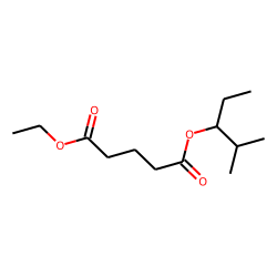 Glutaric acid, ethyl 2-methylpent-3-yl ester