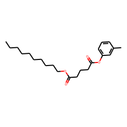 Glutaric acid, decyl 3-methylphenyl ester