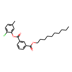 Isophthalic acid, 2-chloro-5-methylphenyl decyl ester