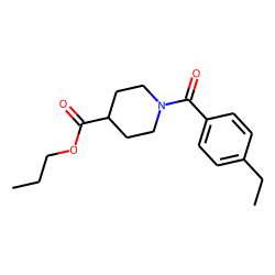 Isonipecotic acid, N-(4-ethylbenzoyl)-, propyl ester