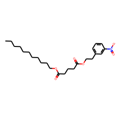 Glutaric acid, 3-nitrophenethyl undecyl ester