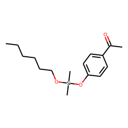 Silane, dimethyl(4-acetylphenoxy)hexyloxy-
