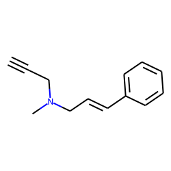 Cinnamylamine, n-methyl-n-2-propynyl-
