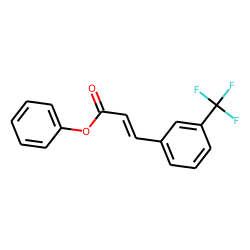 3-Trifluoromethylcinnamic acid, phenyl ester