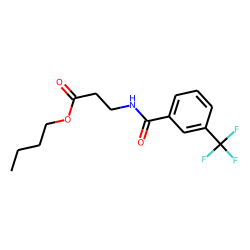 «beta»-Alanine, N-(3-trifluoromethylbenzoyl)-, butyl ester