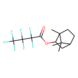 Borneol, heptafluorobutyrate