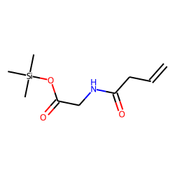 Glycine, N-(3-butenoyl), mono-TMS