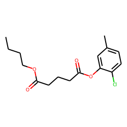 Glutaric acid, butyl 2-chloro-5-methylphenyl ester