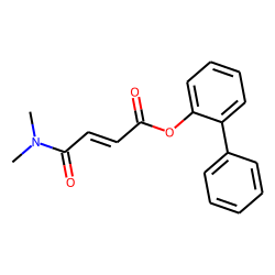 Fumaric acid, monoamide, N,N-dimethyl-, 2-biphenyl ester